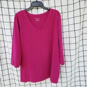 Laura Scott 3/4 sleeve tee